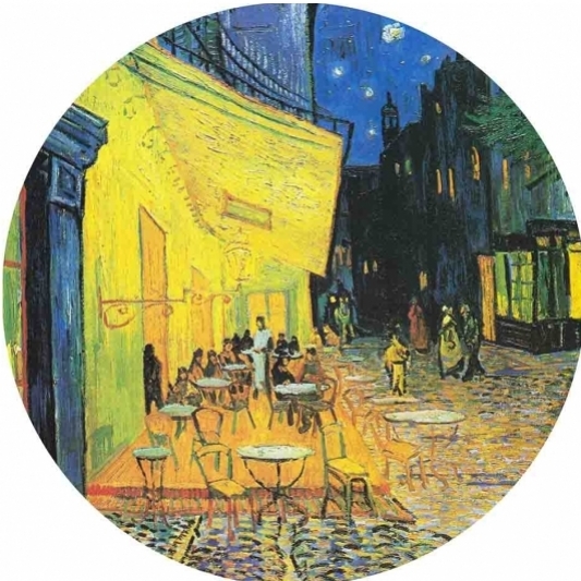 Vincent van Gogh, Caféterras bij nacht. Planken Wambuis, Ede